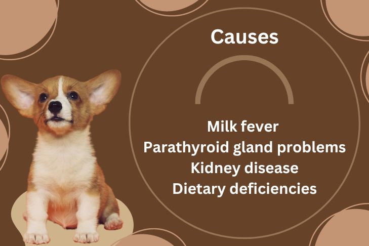 what causes hypocalcemia in dogs