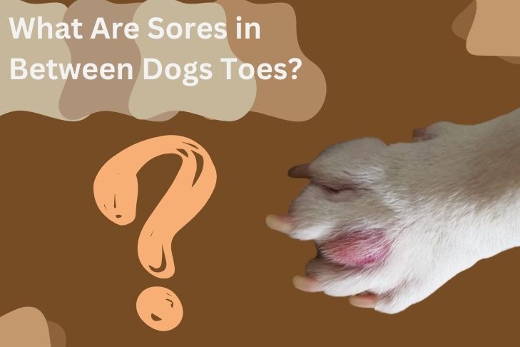 what are sores in between dogs toes